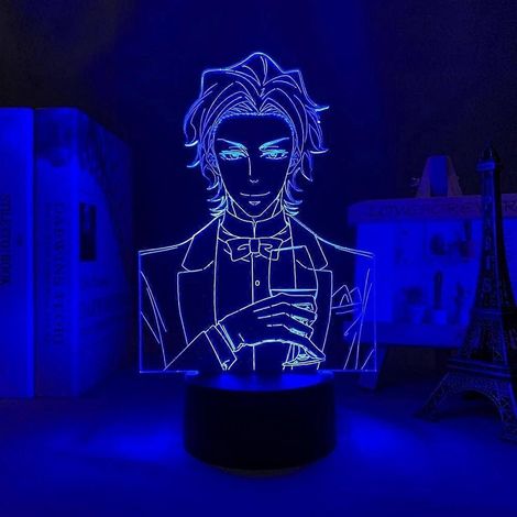 Lampe Moriarty le Patriote (Albert James Moriarty) - Lampe de nuit illusion 3D originale - Décoration pour la maison ou la chambre - Lumière LED acrylique - Idée cadeau Noël (1/5)
