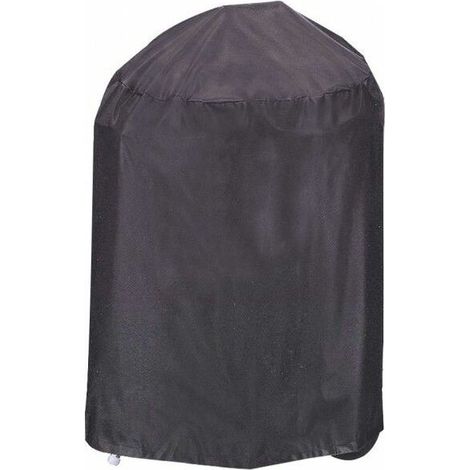 Housse de barbecue rond 55 cm Toile Oxford polyester 220g/m2 Anti UV, imperméable, déperlant Cordon et œillets d'accroche Green Club (1/3)