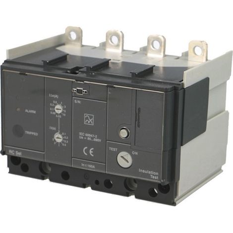 Bloc différentiel tétrapolaire pour disjoncteur ABB 100A & 160A (1/2)