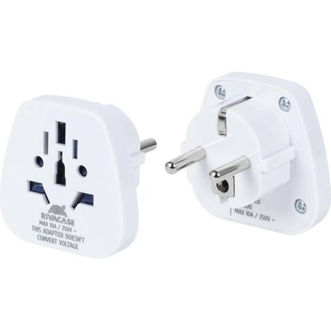 Rivacase PS4100 W00 Adattatore da Viaggio da Mondo a EU (1/5)