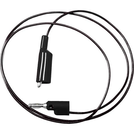 Mueller Electric BU-2030-A-36-0 Cavo di misura Spina a banana 4 mm Morsetti a coccodrillo 0.9 m Nero 1 pz.