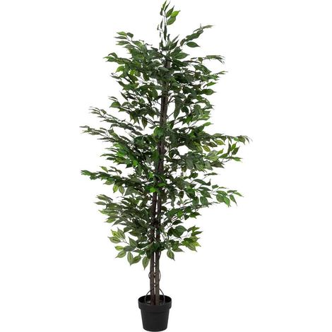 Platanero artificial decorativo verde 95x95x179
