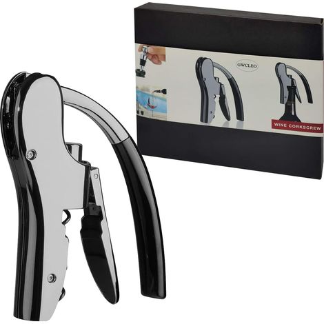 Ouvre-bouteille tire-bouchon luxueux et compact avec coupe-capsule intégré (1/5)