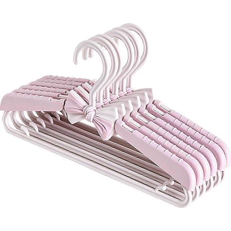 Cintre réglable pour enfant, cintre rétractable, étendoir à vêtements pour robes-Pink