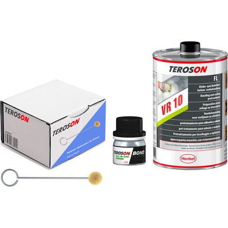 Pack Teroson Tampon X100 + primer 25ml + VR10