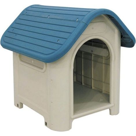 Cuccia per cani in plastica, 59 x 75 x 66 cm. Adatta per uso interno o esterno. Grande durabilità e resistenza