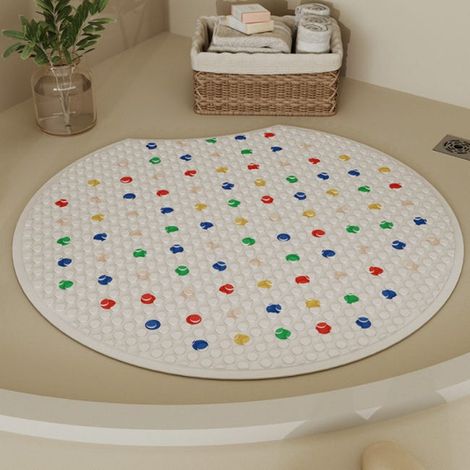 55 x 55 cm große rutschfeste Badematte für Badewanne und Dusche. Rutschfestes Fußmassagegerät