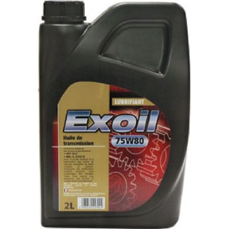 Huile de transmission 75W80 minérale exoil 2L