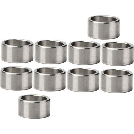 10 Pièces Rondelle Entretoise 15mm OD 12mm ID Rondelle en Acier Inoxydable Entretoise pour Accessoires de Maison et de Voiture Rondelles Plates (3515-0015-0080) (1/5)