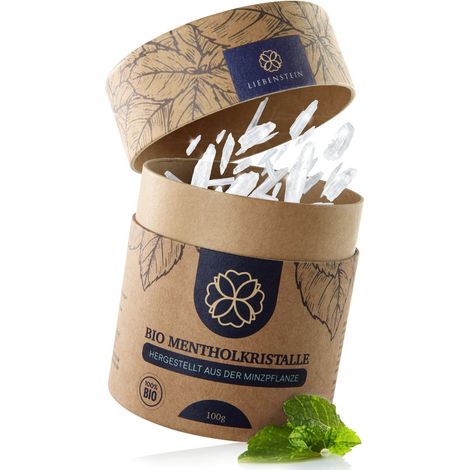Liebenstein Mentholkristalle 100g Saunakristalle 100% reiner Minze erfrischend (1/5)