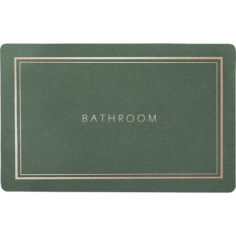Tapis De Salle De Bain - En Terre Diatomée - Absorbant Rapide - Antidérapant - Pour Sol Froid - 50 X 80 Cm - 1 Pièce (1/5)