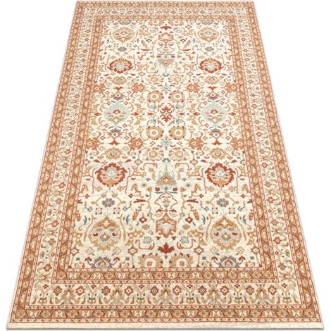 Tappeto in lana SOHO 477.26.LA100 OSTA Ornamento, cornice naturale beige / terracotta beige 200x300 cm
