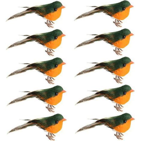Cardinaux rouges artificiels pour guirlande de jardin (1/5)