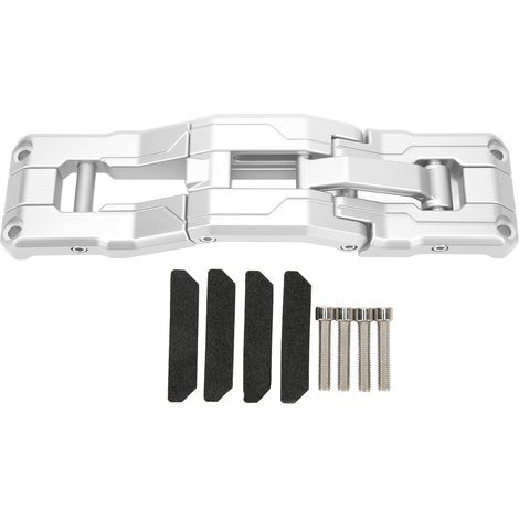 Marchepied de charnière de porte en alliage d'aluminium pour Jeep Wrangler JK JKU JL JLU 2007-2021, argenté, repose-pied de rechange (1/5)