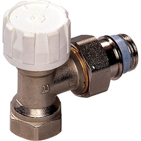 Meibes Thermostatventilunterteil DN 15, M30 x 1,5 Eckform mit Voreinstellung (1/2)
