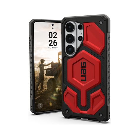 Funda UAG Monarch Pro con módulo magnético integrado para Samsung Galaxy S26 Ultra (color carmesí). (1/3)