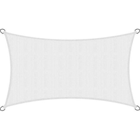 Sol Royal – Rechteckiges Sonnensegel 2x4m – Atmungsaktives HDPE – UV-Schutz – Witterungs- und schimmelbeständig (1/2)