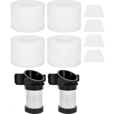 Lntyq Filtre à feutre en mousse for rouleau de brosse compatible avec les aspirateurs Shark IONFlex DuoClean IF100 X30 X40 F60 F80 IF200 IF201 IF202(10 pcs) (1/5)