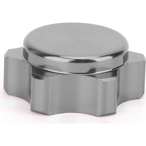 4 cache-poussière pour écrous de moyeu de roue en alliage d'aluminium de 17 mm pour voiture RC 1/8 HSP94762 94886 (noir) (1/5)