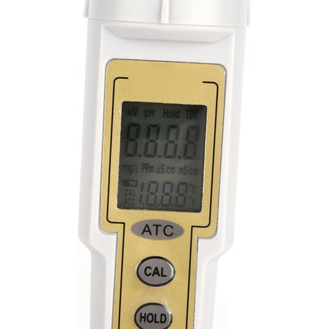 Kompakter pH-Tester in Stiftform zur Wasserqualitätsprüfung, tragbares Leitfähigkeitsmessgerät (1/5)