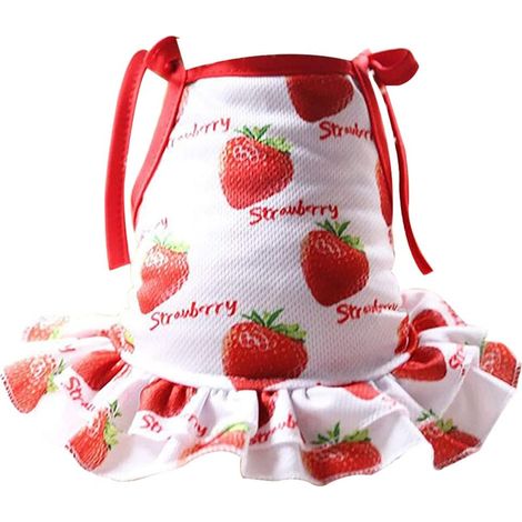 Chien Robe Chiot Débardeur Jupe Chat Pet Party Imprimer Robe Vêtements S, Chien Vêtements D'été rouge (1/3)