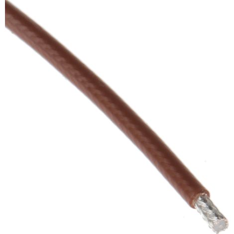 Câble coaxial RG178B/U RS PRO, Marron, Eca ( Prix pour Bobine de 100 Mètres ) (1/3)