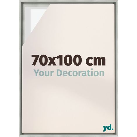 Your Decoration - Cadre flottant - Argent Mat - Cadre en caisse américaine pour toile sur chassis - MDF - Lyon (1/5)