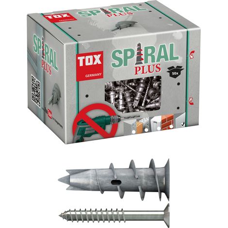 TOX Gipskartondübel Spiral Plus 37-4 + Schraube, 068101041 (1/10)