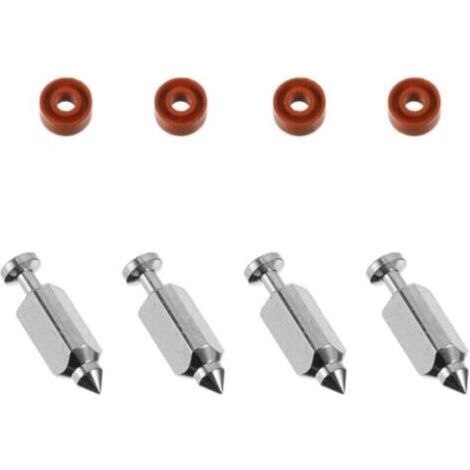 Kit de carburateur 398188 avec 4 pointeaux flottants et joints caoutchouc neufs (1/4)