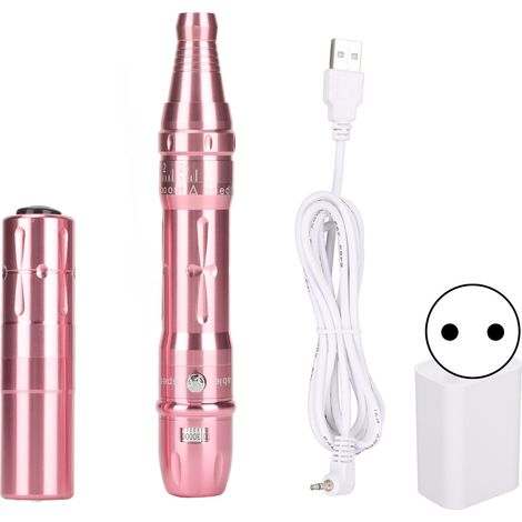 Machine de Tatouage Professionnelle Sans Fil, Réglage de Vitesse, Faible Bruit, 100‑240V avec Prise UE pour Maquillage Semi‑Permanent (1/5)