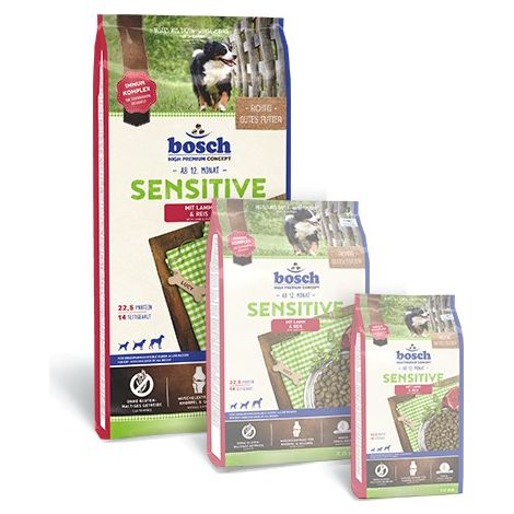 Bosch Sensitive Lamm & Reis 15 kg Hundefutter Trockenfutter (1/2)