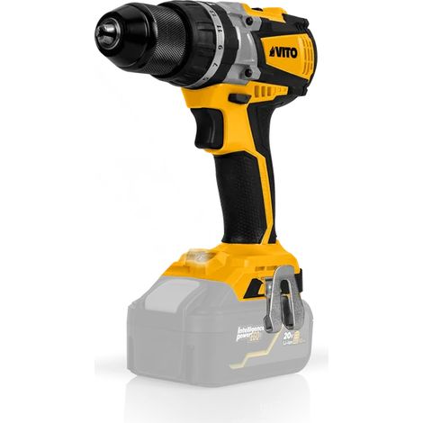Taladro VITO brusHLess 20v+ 4ah + cargador 20v + caja BMC (1/4)
