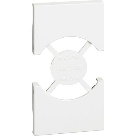 BTicino Living NOW Cover bianco per presa Unel Schuko P40 - KW03