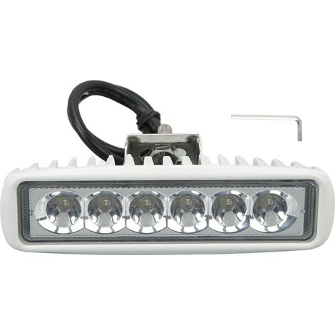 Fydun Bright LED-Arbeitsleuchte, wasserdicht, stoßfest, für Autos, Yachten, Außenbeleuchtung (Weiß Blau).
