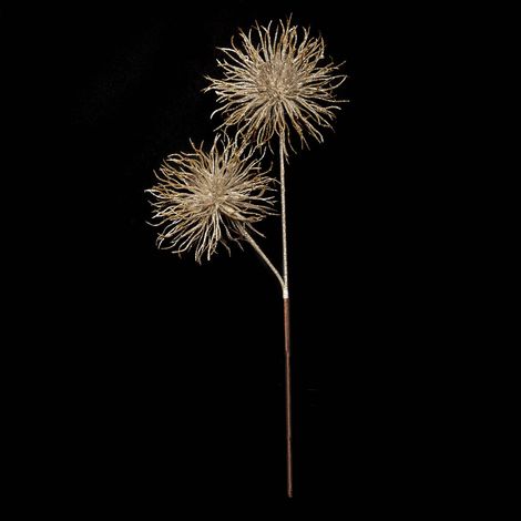 Ramo 2 orsacchiotti paill gold paill 60 cm - Atmosphera créateur d'intérieur (1/2)