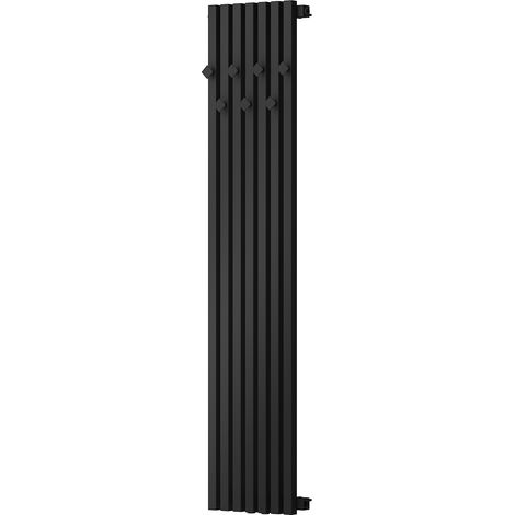 Mexen Flux Dekorativer Badezimmerheizkörper 1500 x 340 mm, 630 W, schwarz - W127-1500-340-00-70 (1/3)