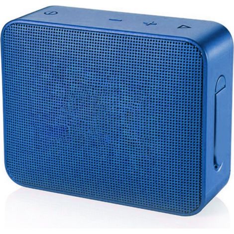 Enceinte Bluetooth sans fil HiFi stéréo basses multifonction mini portable haut-parleur pour voyage extérieur maison bleu marine (1/5)
