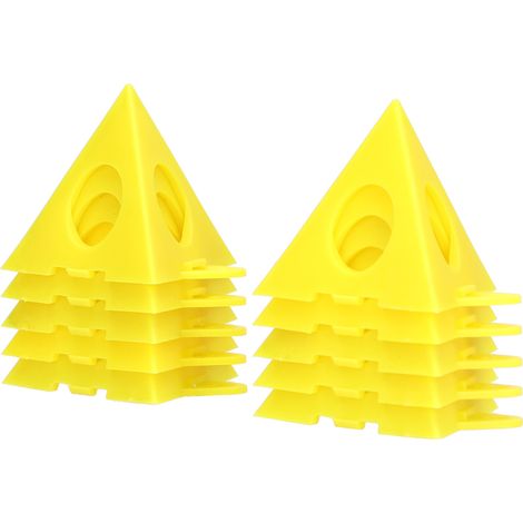 Support de Peinture 10 Pièces avec Cônes pour Cadres Photos et Chaises, Accessoire en Plastique pour Menuiserie (1/5)