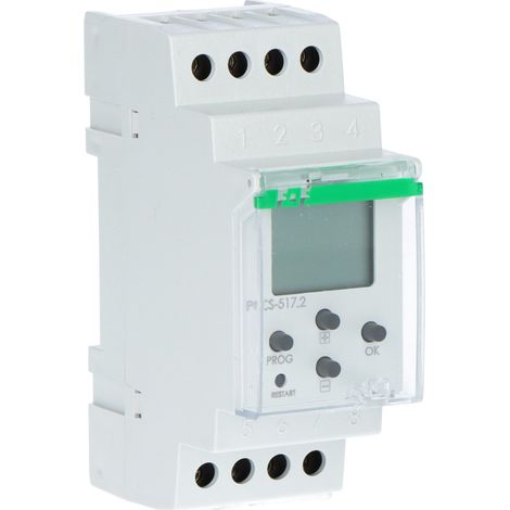 Minuterie, 18 fonctions, 1C/O, 10A, 2 modules 24/264V PCS-517 (1/3)