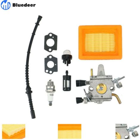 Carburateur Air Carburant Filtre Pour Stihl Fs400 Fs450 Fs480 Sp400 Zama