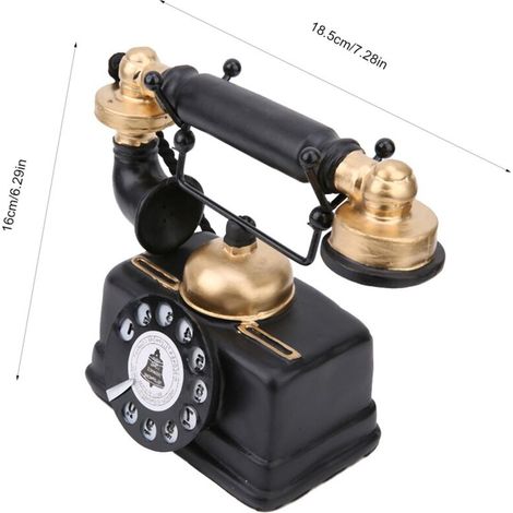 Vintage-Retro-Telefon mit Schnur für Büro oder Zuhause