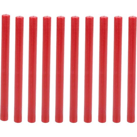 10 bâtonnets de cire à cacheter pratiques, sans fumée et flexibles pour enveloppes, cartes et manuscrits. (1/4)