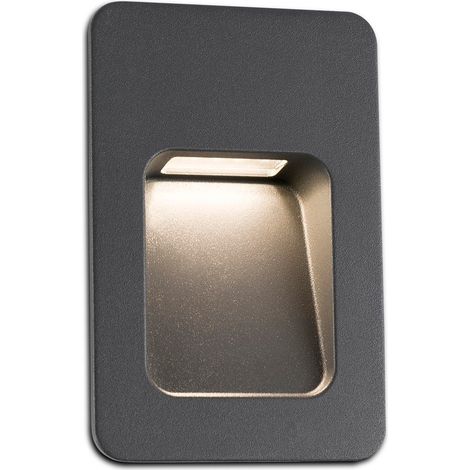 NASE - Lampe encastrable au mur gris foncé de FARO 70399