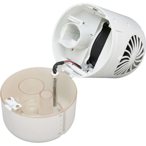 Aire acondicionado portátil con luz nocturna, depósito de 500 ml, temporizador, bajo nivel de ruido, 3 velocidades, enchufe de 100-240 V - KZQ (1/5)