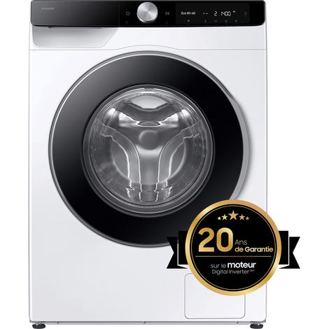 Samsung Lavatrice AI Control Ecodosatore 9Kg WW90DG6U85LKU3. Tipo di carica: Caricamento frontale. Capacità cestello: 9 kg, Classe di efficienza della centrifuga: B, Silenziosità (centrifuga): 72 d...