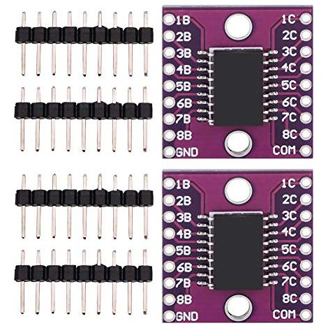 2Pcs Module ULN2803A Driver Moteur Pas à Pas Transistor Darlington pour Contrôle Relais Capteur (1/5)