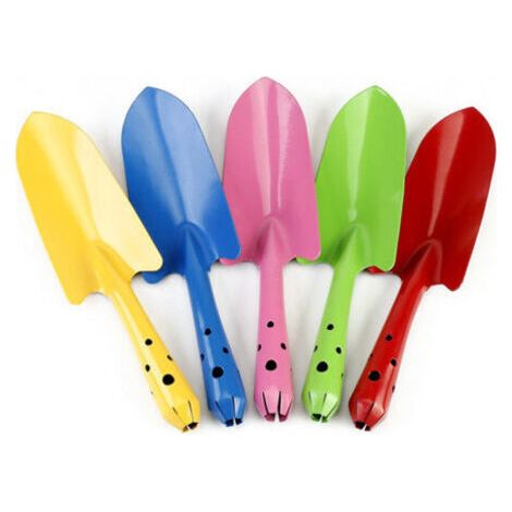 FENOPLASTICAEnsemble de mini pelles à main colorées et de pelles de jardinage pour planter des fleurs et retourner la terre (ensemble de 5 pièces) (1/5)