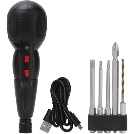 Kit de Tournevis Électrique USB Rechargeable 10W avec Lumière LED Intégrée (1/5)