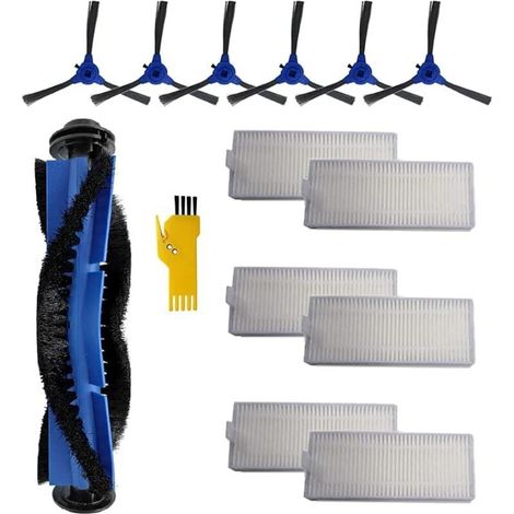 FOREHILL aotengou Kit di accessori di ricambio per l'aspirapolvere robot Cecotec Conga 2290 Ultra & Titanium, 13 confezioni, 1 spazzola