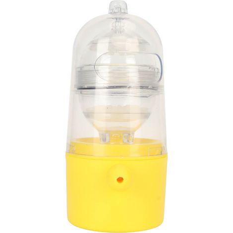 Agitateur à œuf manuel avec cordon de traction, mélangeur portable de jaune et blanc d'œuf, extracteur et fouet pour œuf dur doré (1/5)